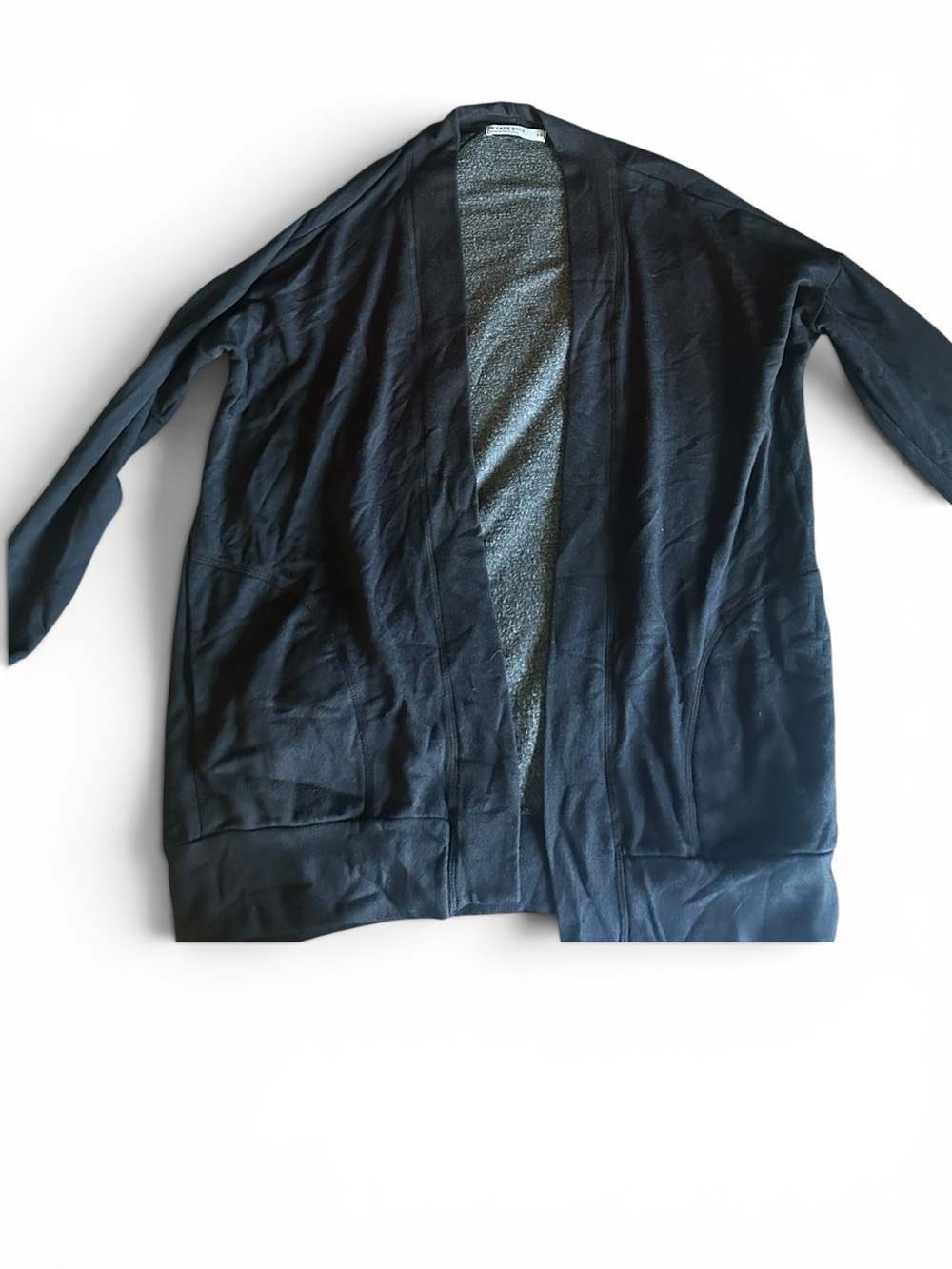 Stateside Black Open-Front Cardigan XS